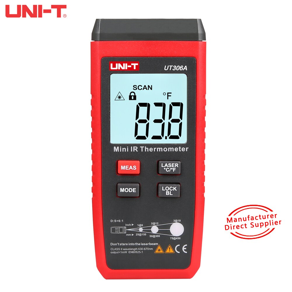 UNI-T UT306A ̴ LCD ܼ µ-35  300C -31  572F..
